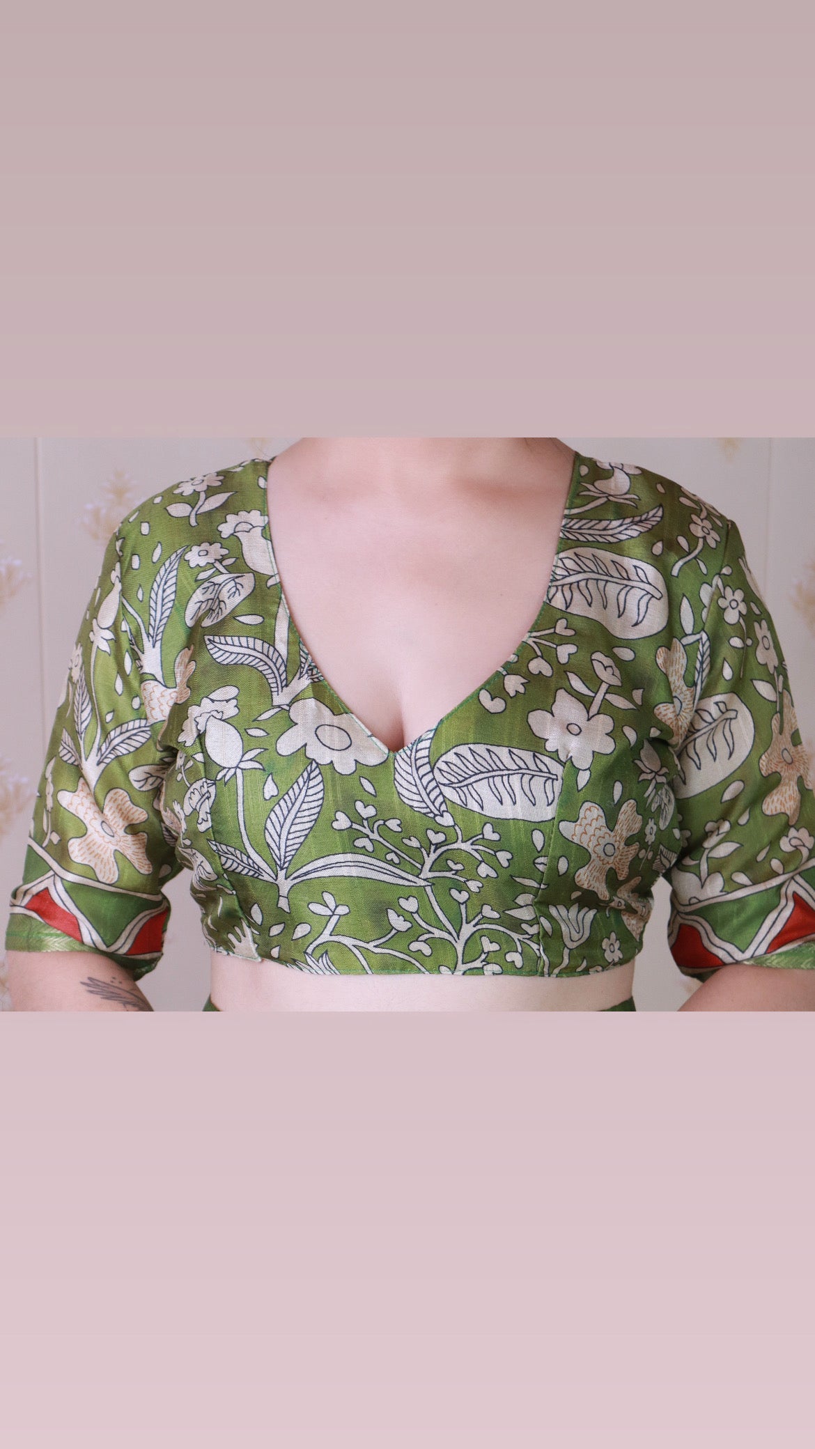 Aqua Blue Soft Tussar Silk Striped Traditional Printed Zari Woven Saree