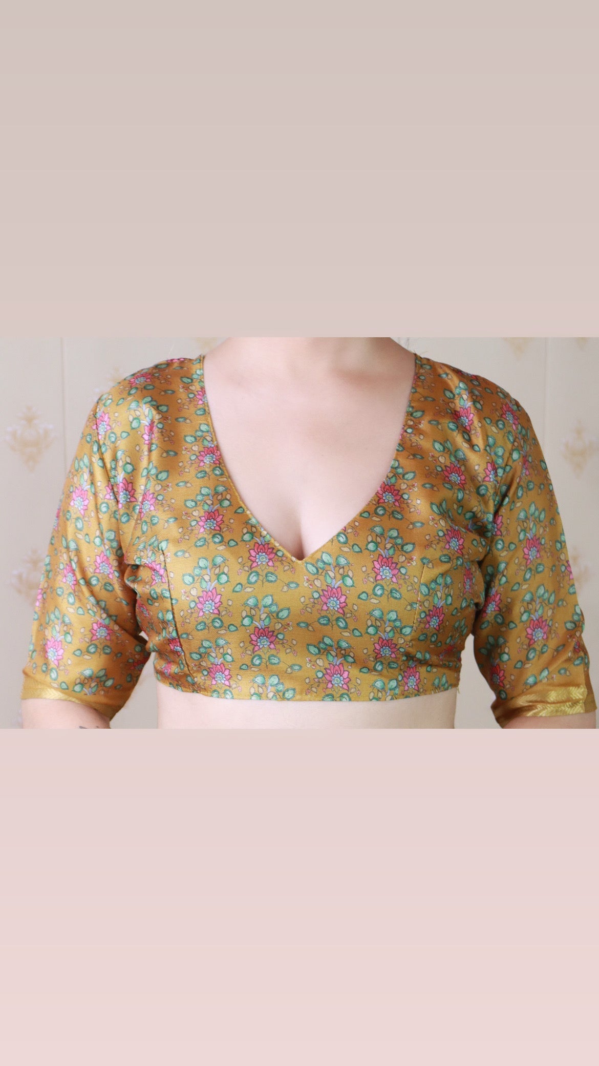 Yellow Tussar Silk Pattachitra Traditional Printed Zari Woven Saree