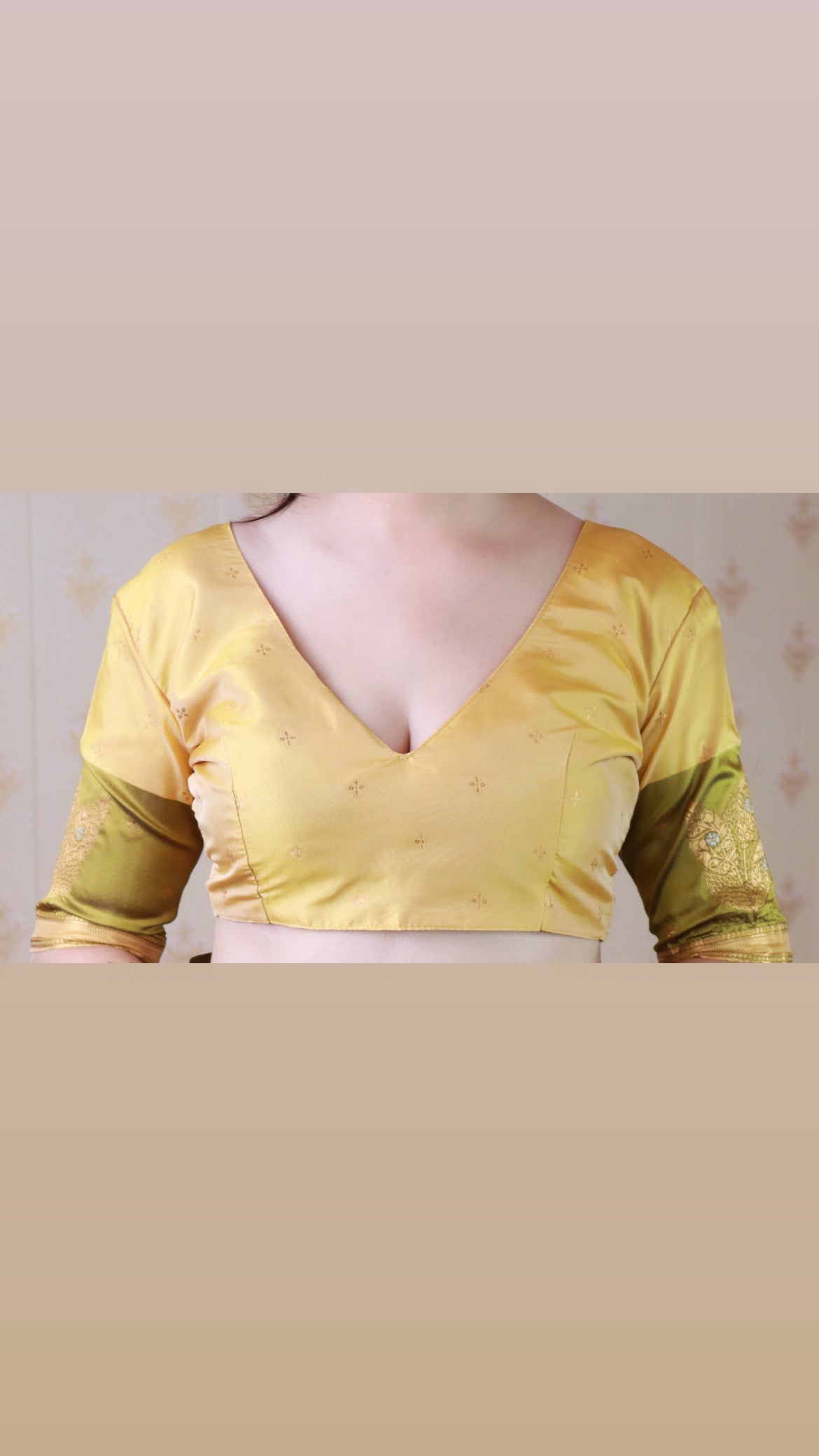 Yellow Soft Silk Dusty Concept Floral Zari Woven Saree