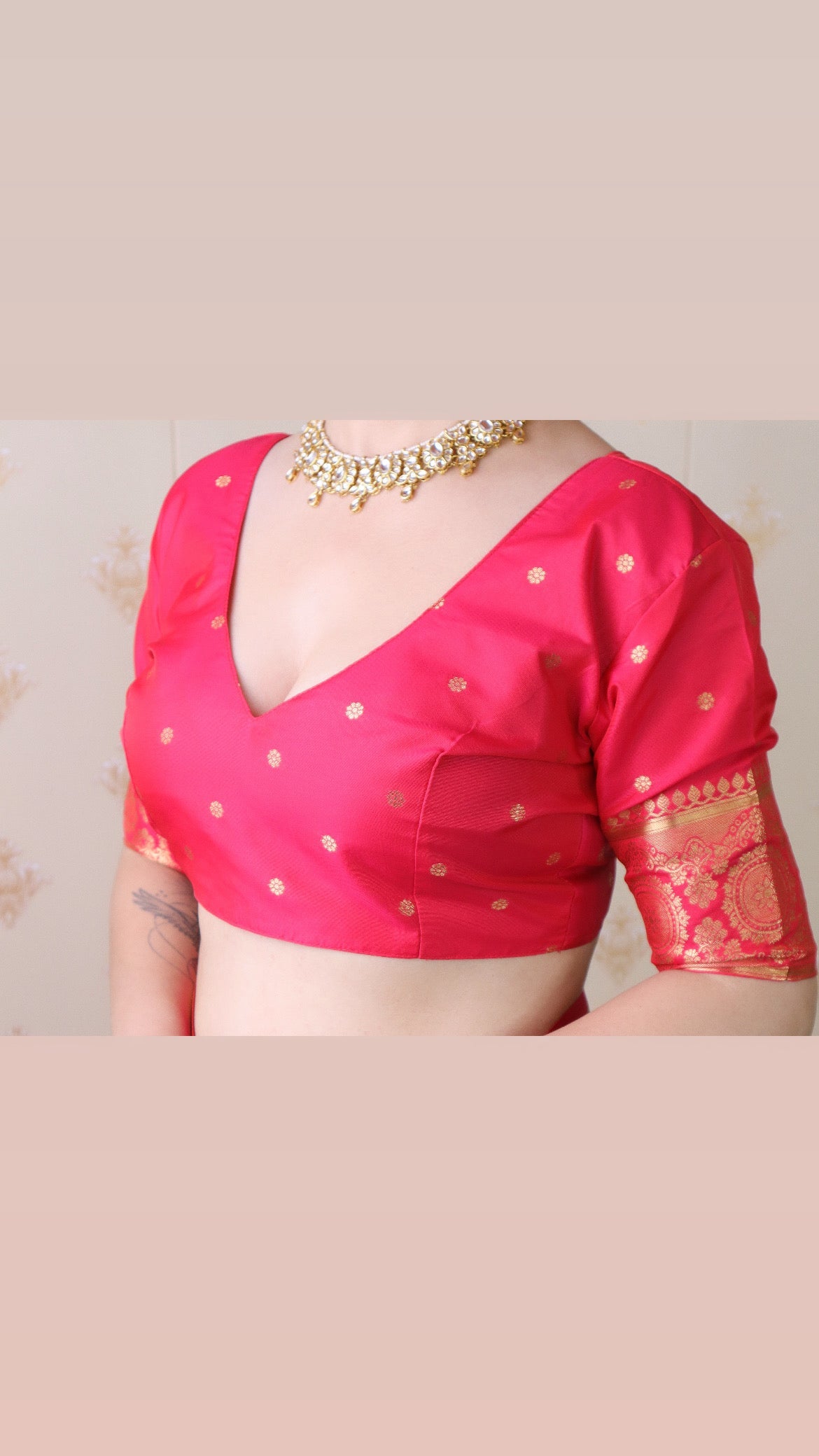 Pink Soft Silk Banarasi Multicolor Pallu Zari Woven Saree