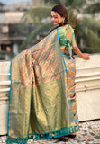 Rama Original Dharmavaram Leheriya Silk Zari Woven Saree
