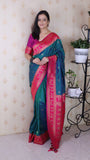 Green Soft Silk Zari Woven Warli Art Traditional Saree