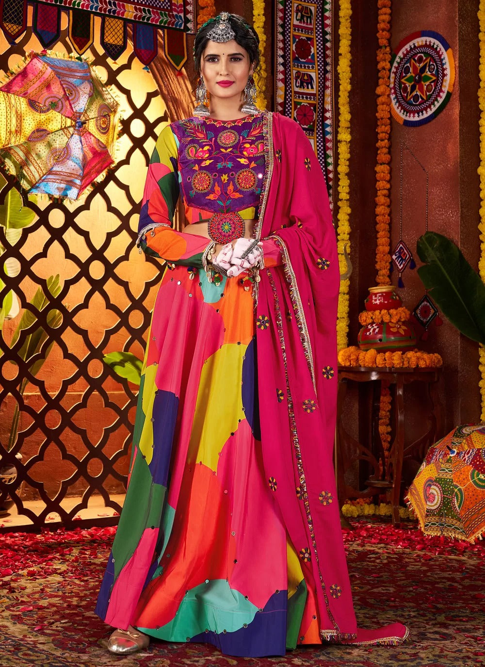 Simple Navratri Chaniya Choli