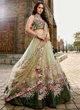 Beautiful beads and stone embellishments lehenga