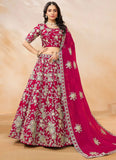 Trending Rani Art Silk Indian Lehenga with Sequins Embroidery