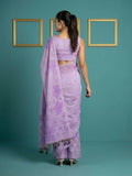 lightweight muga cotton saree with graceful ethnic design