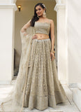 Adorable Net Thread and Sequins Embroidered Lehenga Choli