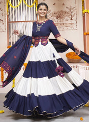 Adorable Viscose rayon Traditional Navratri outfit