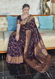 banarasi katan silk saree