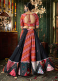 Black Maslin Cotton Lehenga Choli for Navratri