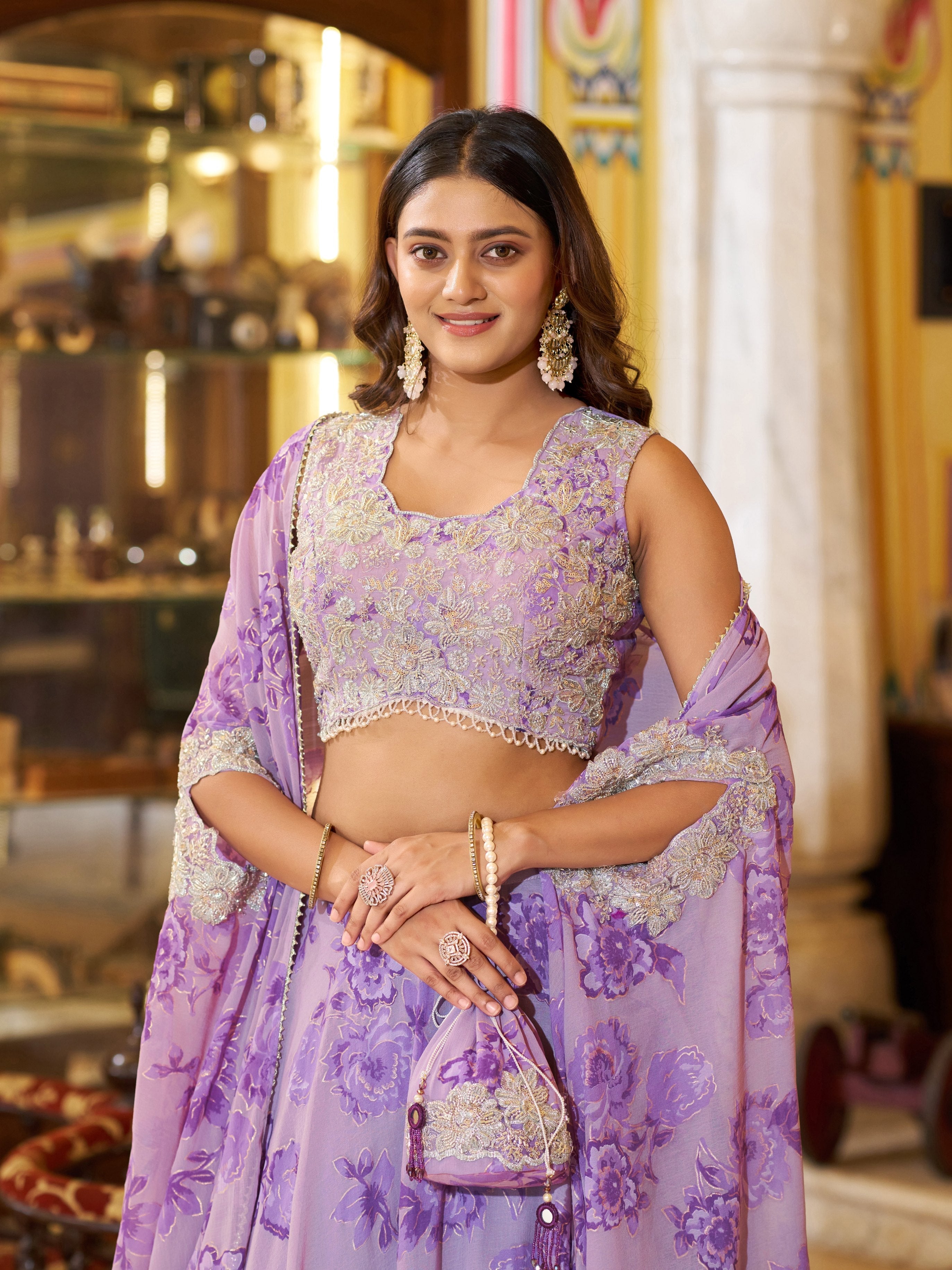 Bridesmaid Wear Western Lehenga Choli