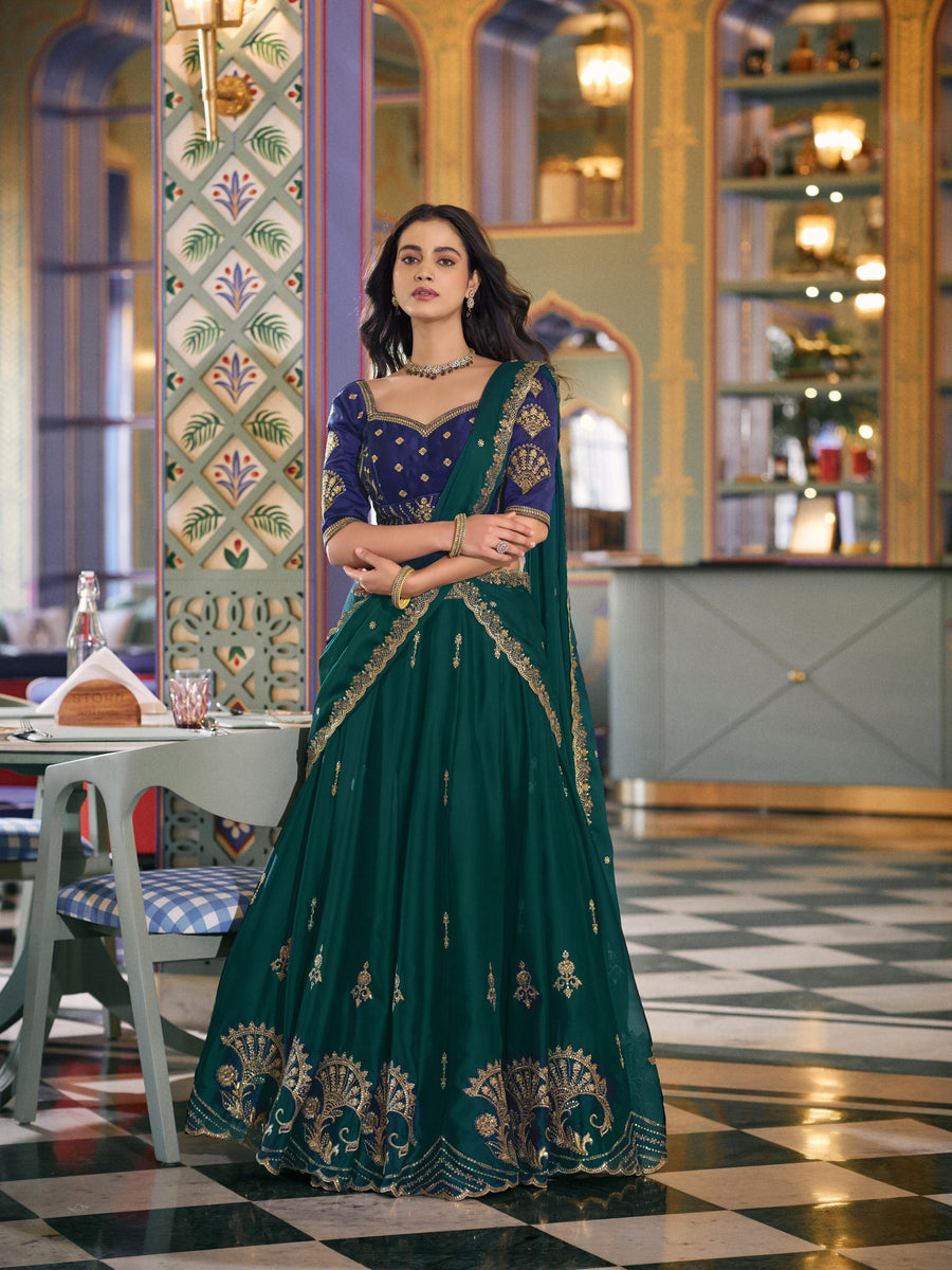 Bridesmaid Wear Rangoli Silk Chaniya Choli