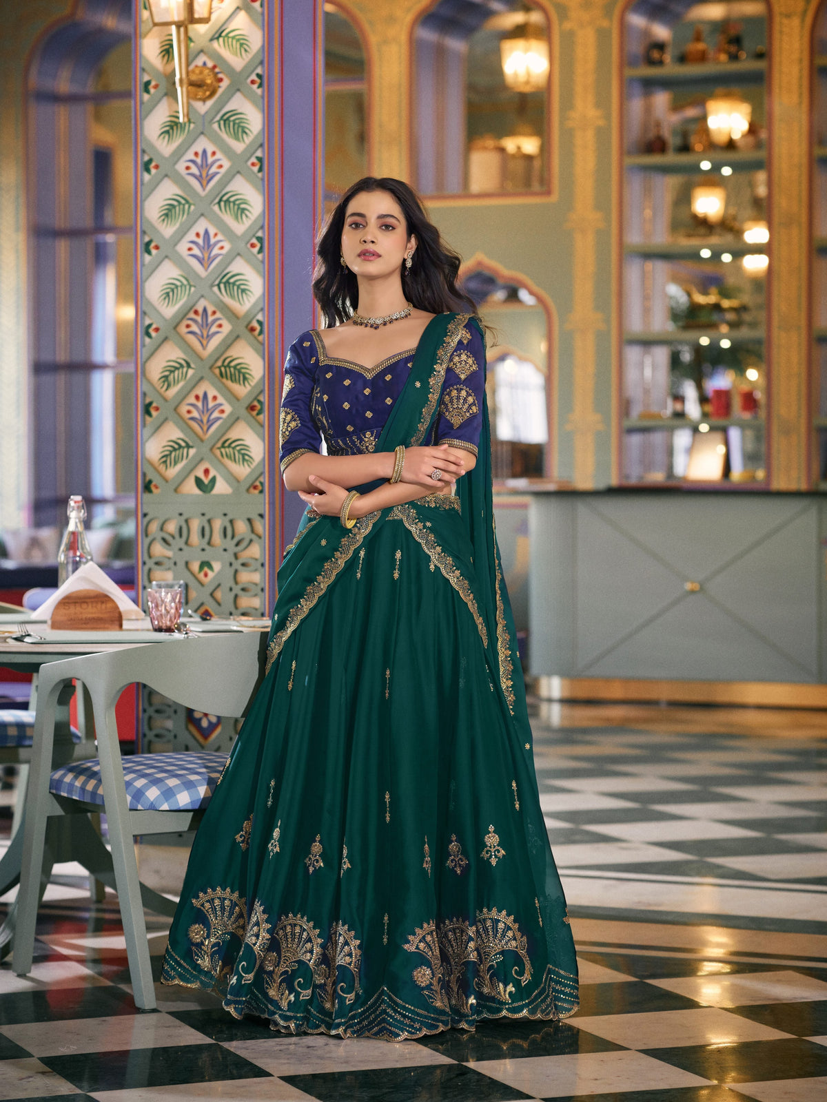 Bridesmaid Wear Rangoli Silk Chaniya Choli