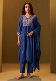 Cotton Kurta Set with Dupatta | Embroidered Cotton Kurti Set