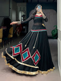Navratri Speacial Black Color Marbel Chaniya Choli