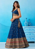 Designer Engagement Lehenga Morpeach Lehenga