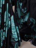 Floral print saree for festive functions
