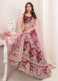 Exquisite Multi Colored Art Silk Lehenga with Stunning Stone and Sequin Embellishments