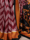 Elegant maroon traditional saree