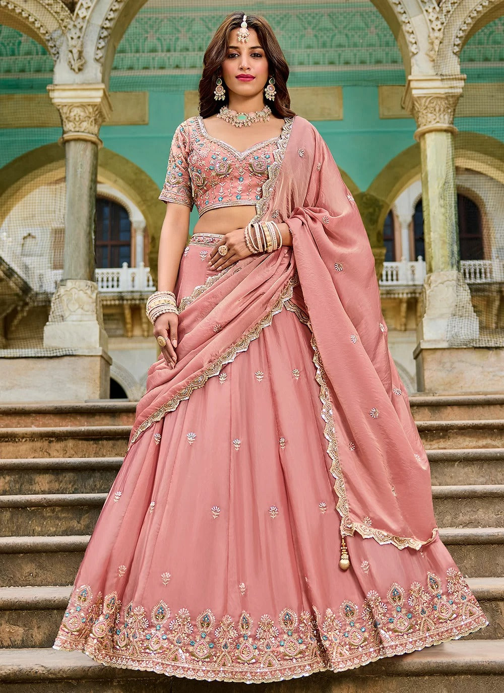 Blush Pink Lehenga  – Wedding & Party