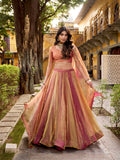 pink wedding lehenga choli