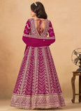 Majestic Rani Wedding Wear Anarkali Suit in Faux Georgette