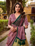 earthy tone lehenga mauve