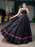 Black Color Cotton Co-ord Set