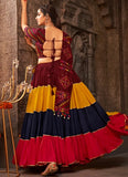 Multi Color Rayon Navratri Special Chaniya Choli For Women