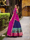 Astha silk lehenga choli with georgette dupatta