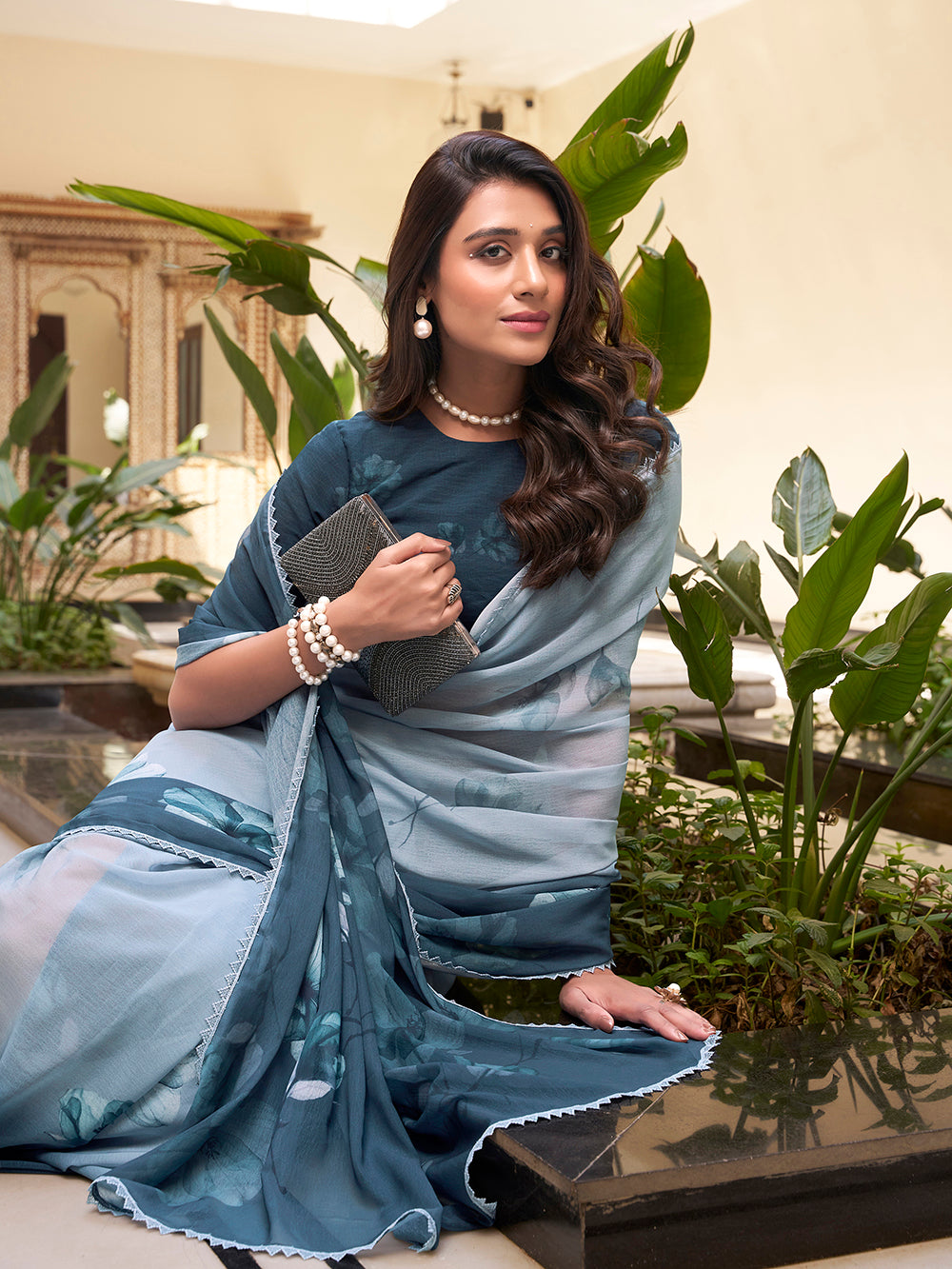 Travel friendly saree for destination wedding