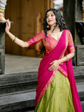Zari woven Kanchipuram dupatta