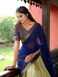 Pista Color Zari Weaving Work Kanchipuram Lehenga Choli