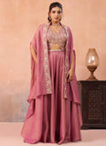 Pyaji Pink Indo Western Set – Elegant Festive Fusion Wear