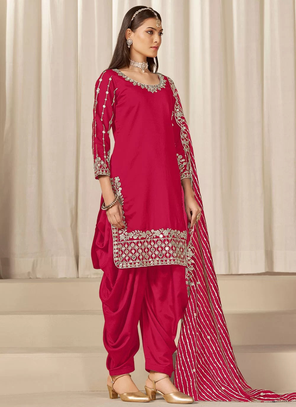 Patiala Suit Sets | Mirror Work Suit Sets | Festive Wear Suits for Women