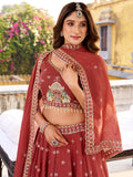 Salmon Color Chocolate Crush Chaniya Choli