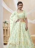 Sequins and Zari Embroidered Designer Lehenga Choli