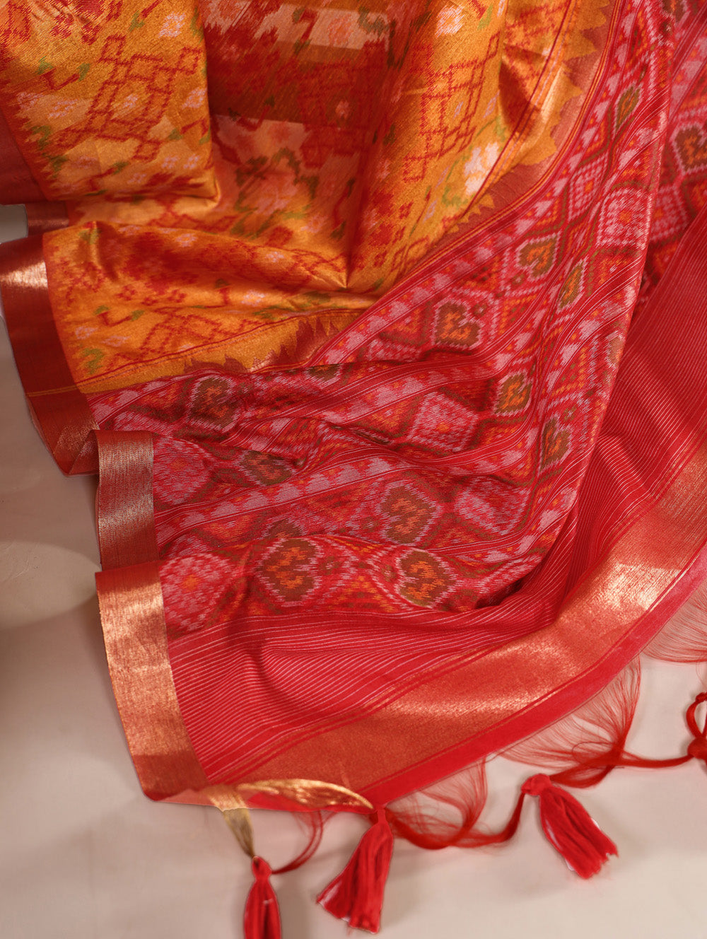 Traditional patola saree for grand occasions
