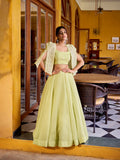 Tea Color Wedding Wear Co-Ord Set