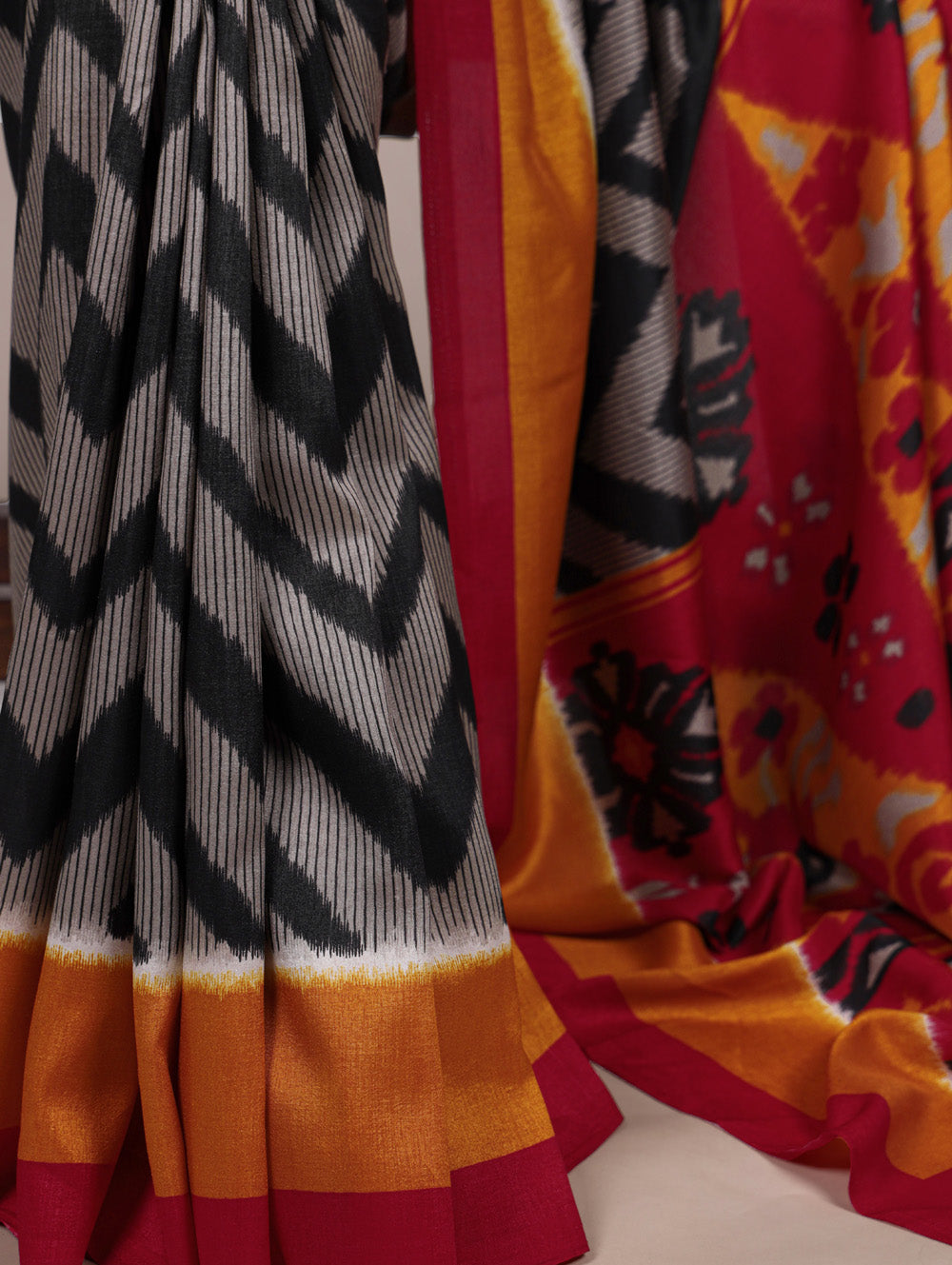 Party wear tasar silk saree