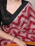 Tassar silk saree with matching blouse