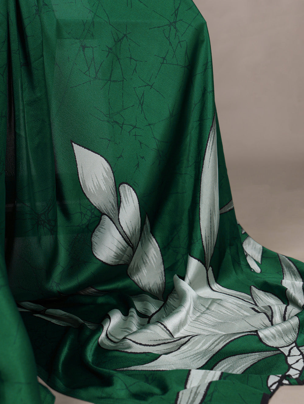 Satin silk saree for special occasions