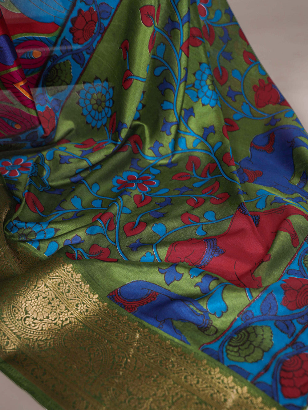 Designer tussar silk saree for special occasions