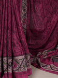 Elegant crere saree for traditional gatherings