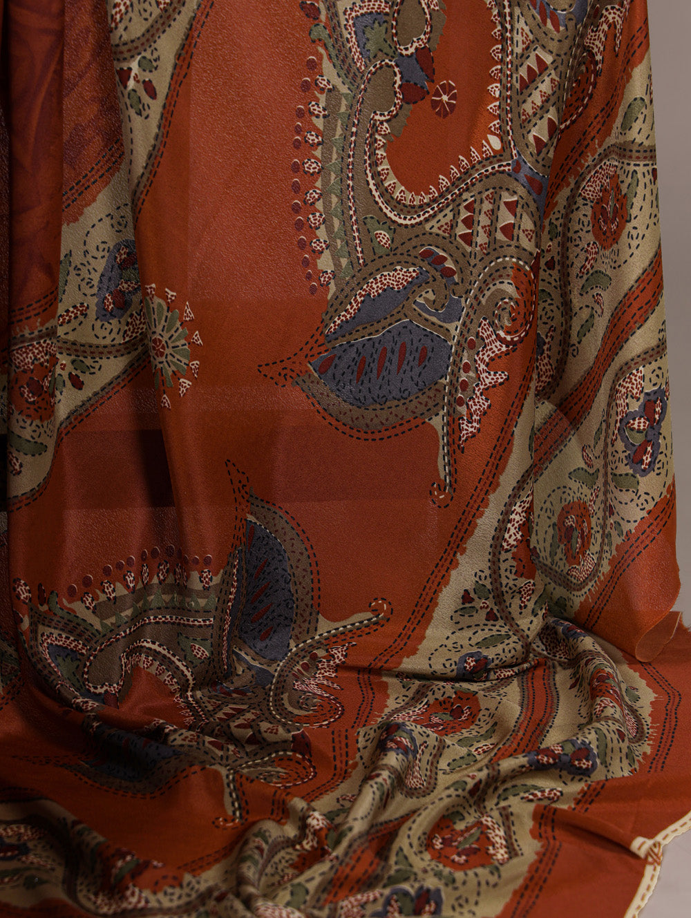 Elegant crepe saree for cultural events