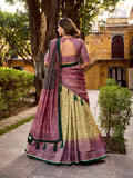 traditional mauve lehenga choli