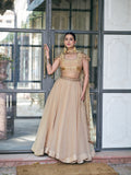 Cream Color Festival Wear Lehenga