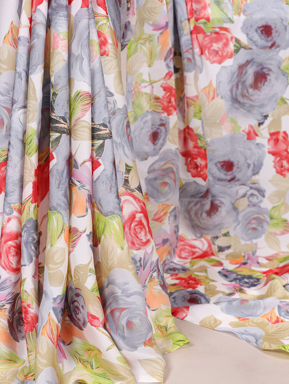 Lightweight grey saree for formal wear