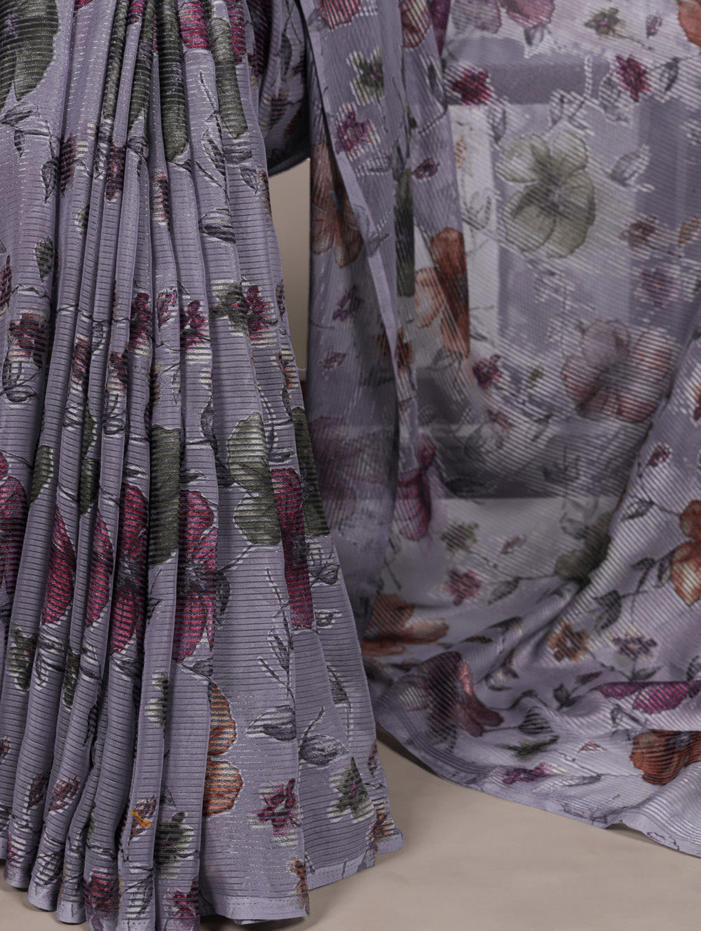 Lightweight brasso saree for functions