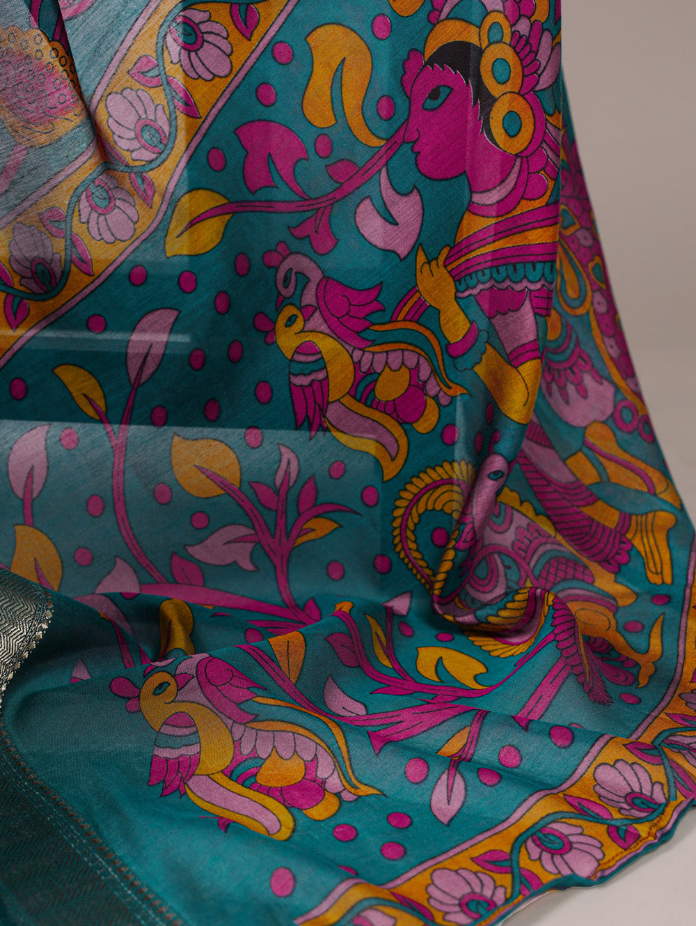 Wedding season floral printed saree